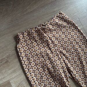 Altar’d State Floral Wide Leg Flare Pants